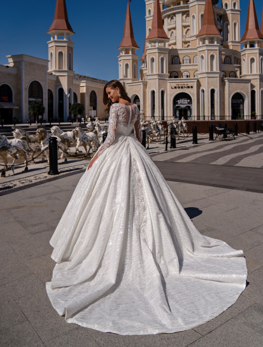 Весільна сукня S-535-CAROLINA - Фото 9