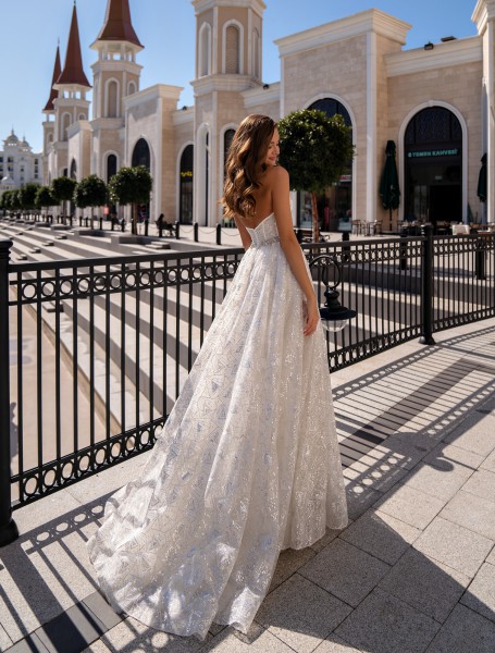 Весільна сукня S-548-CRYSTAL - Фото 3