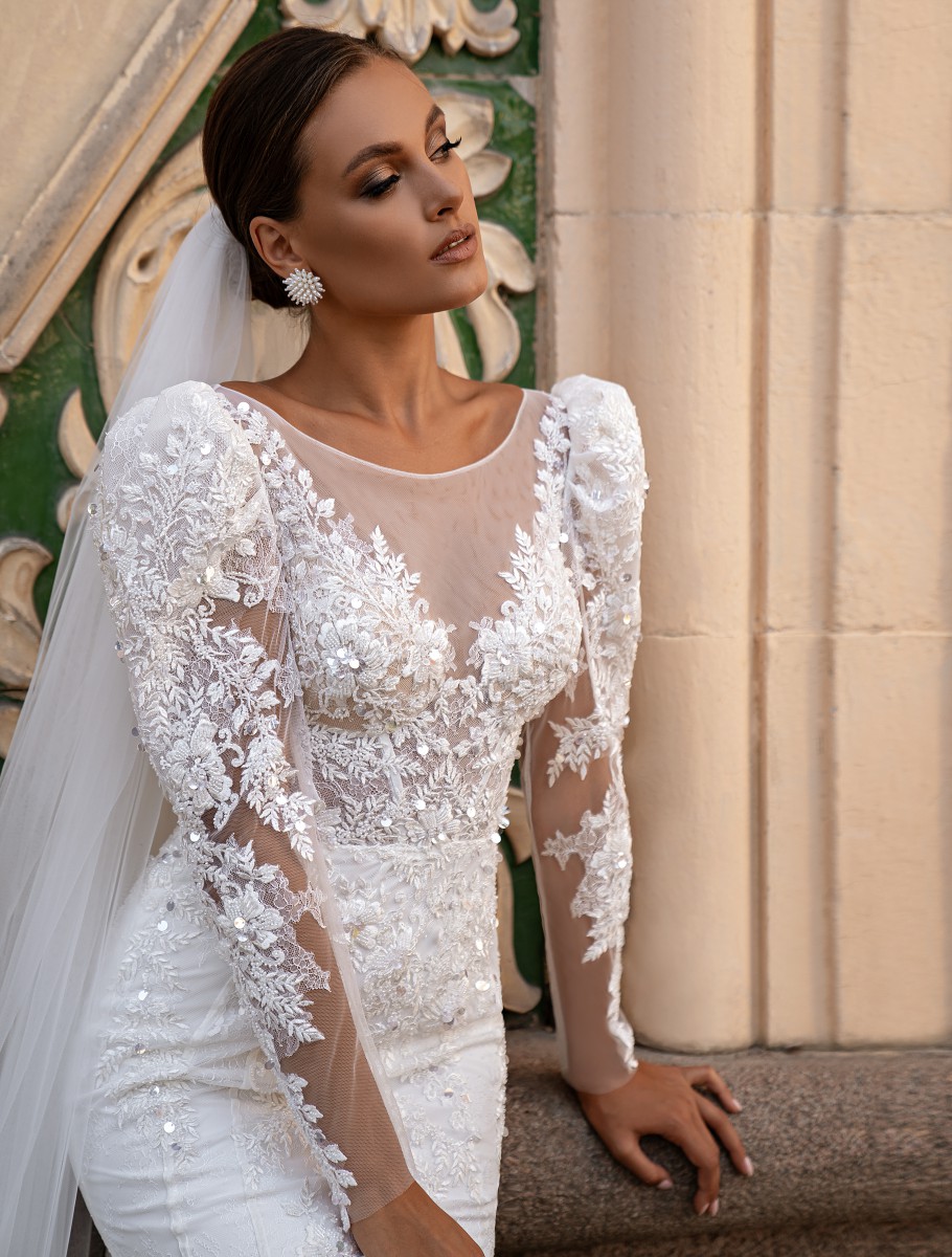 Весільна сукня SN-186-Fredella - Фото 9