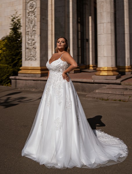 Весільна сукня SN-190-Fallyn Big Size - Фото 2