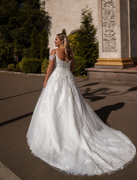 Весільна сукня SN-190-Fallyn Big Size - Фото 3