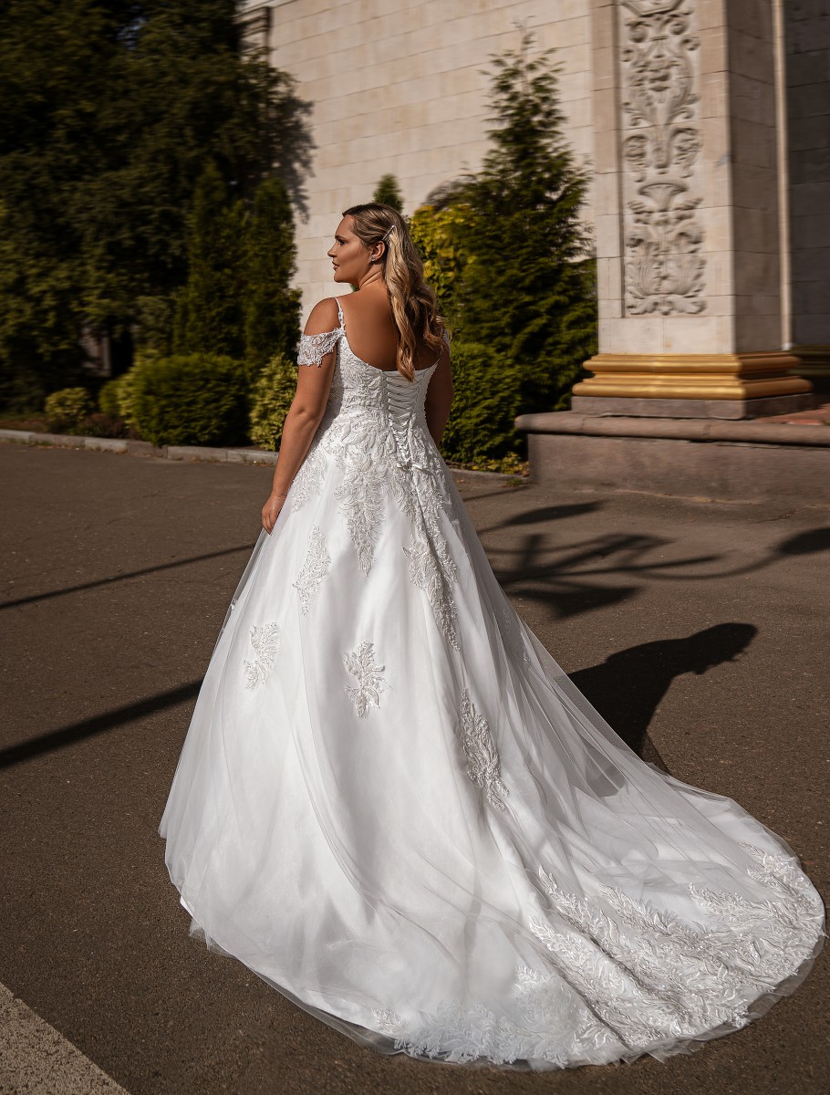 Весільна сукня SN-190-Fallyn Big Size - Фото 8