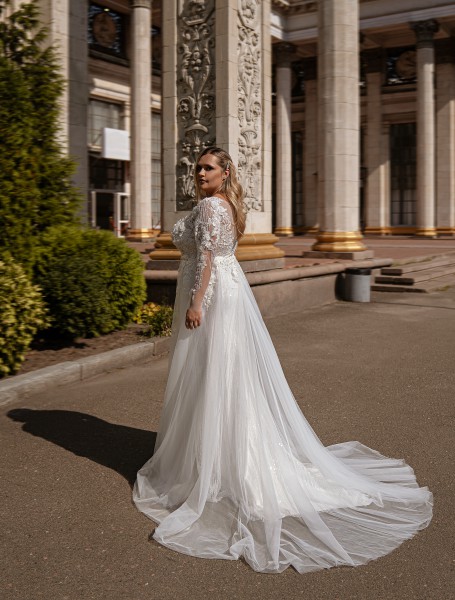 Весільна сукня SN-192-Fiora Big Size - Фото 3