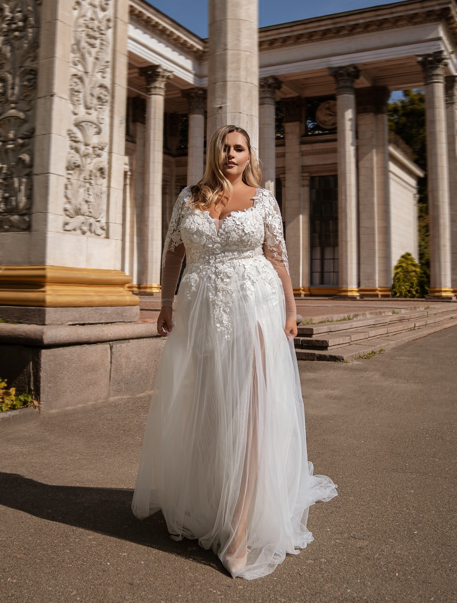 Весільна сукня SN-192-Fiora Big Size - Фото 6