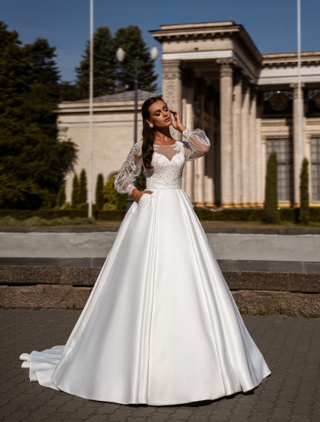 Весільна сукня SN-193-Famida - Фото 3