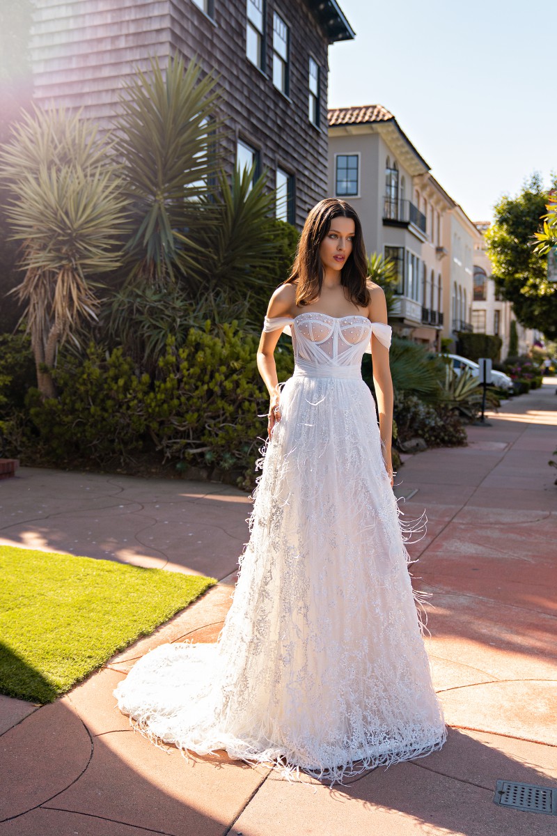 Весільна сукня S-631-Adelina - Фото 6