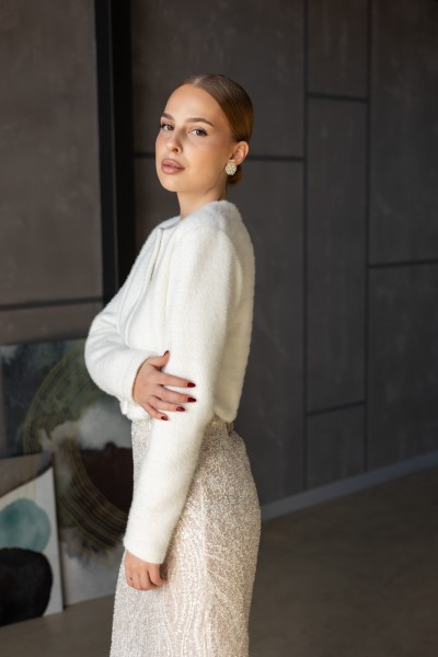 Шубка Кашеміровий піджачок 008 - Фото 4