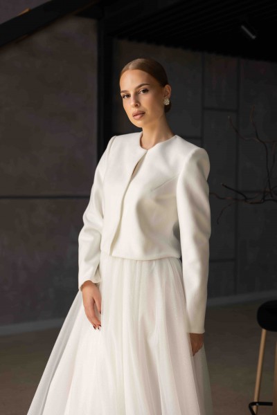 Шубка Піджак з кашеміру 013 - Фото 2