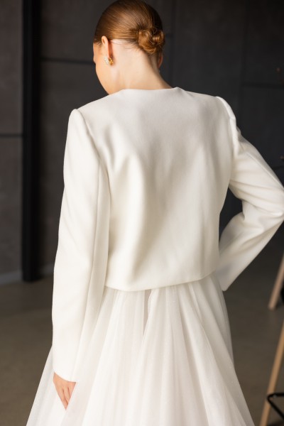 Шубка Піджак з кашеміру 013 - Фото 3