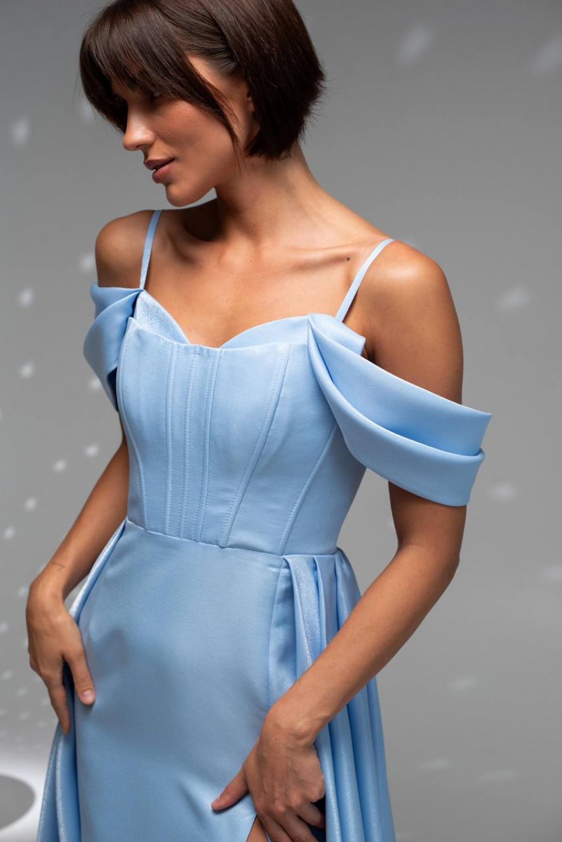 Випускна сукня О-865 blue - Фото 4