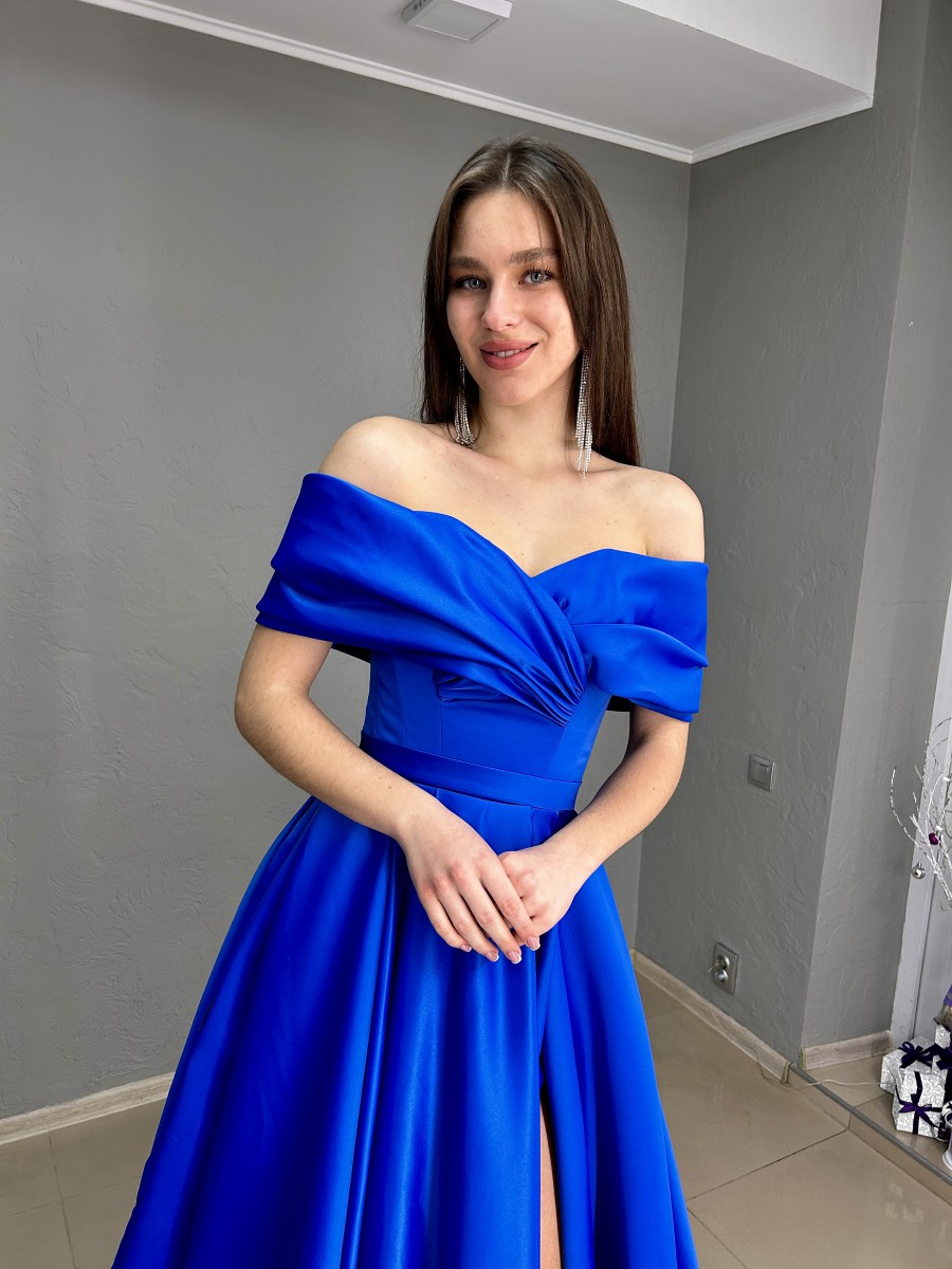 Випускна сукня Гаяна navy blue - Фото 8