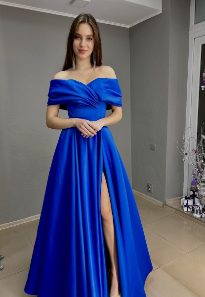 Випускна сукня Гаяна navy blue - Фото 4