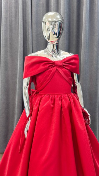 Дитяча сукня Kl 018 red kristal - Фото 4