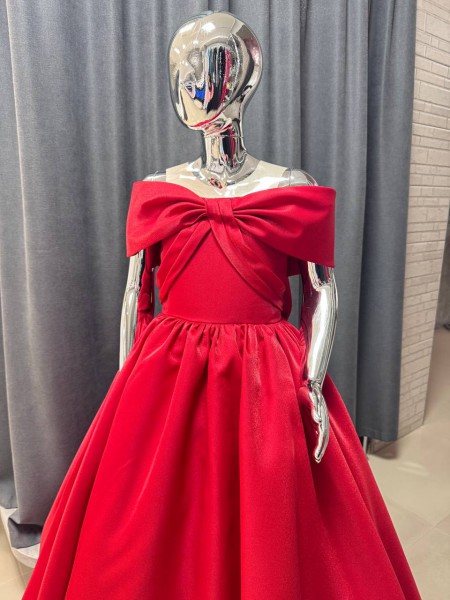 Дитяча сукня Kl 018 red kristal - Фото 7