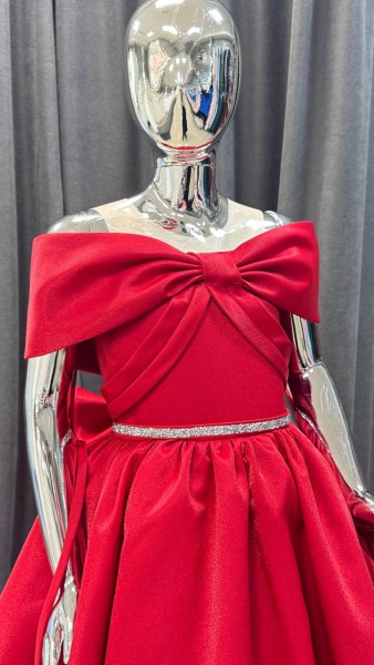 Дитяча сукня Kl 018 red kristal | Елана Дитяча сукня Kl 018 red kristal