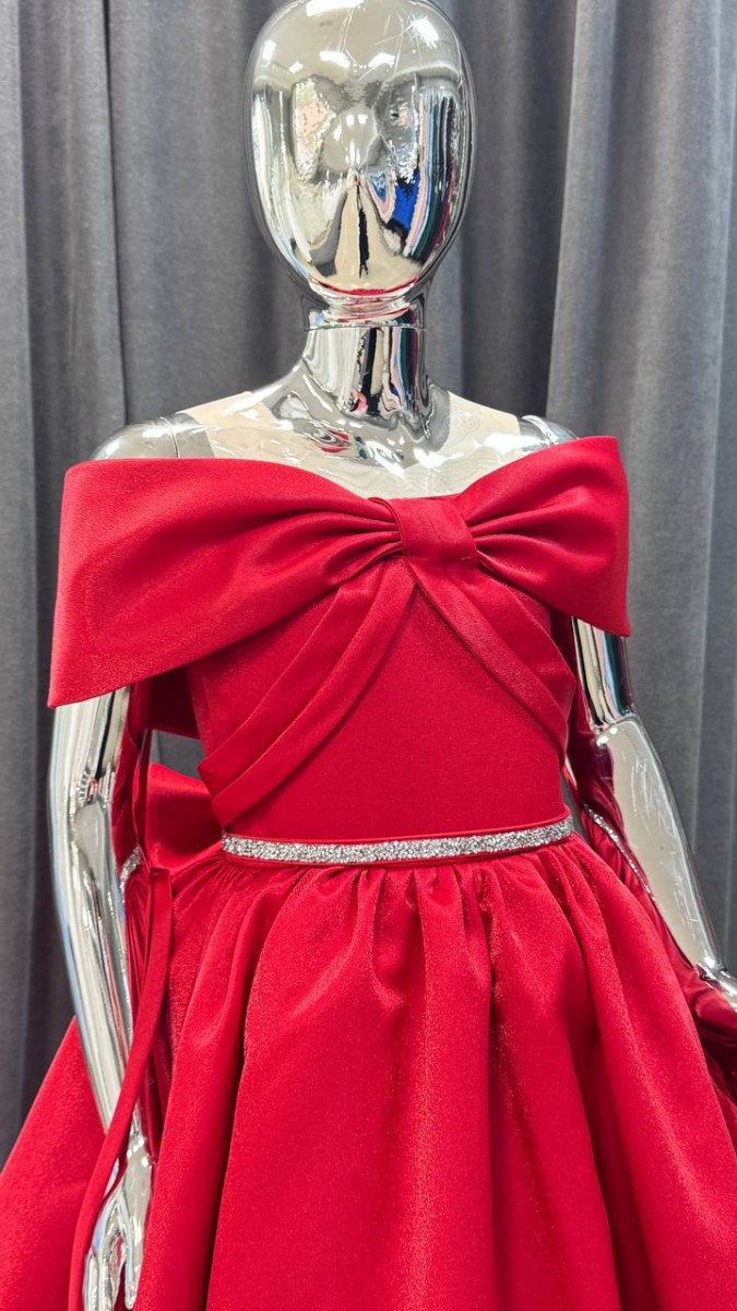 Дитяча сукня Kl 018 red kristal - Фото 8