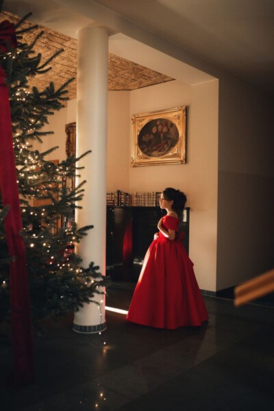 Дитяча сукня Kl 018 red kristal - Фото 6