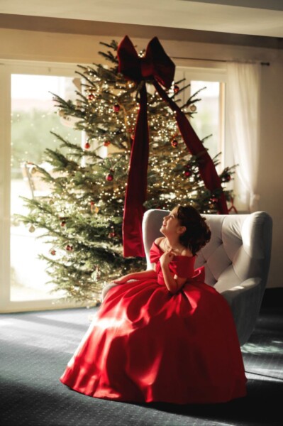 Дитяча сукня Kl 018 red kristal - Фото 4